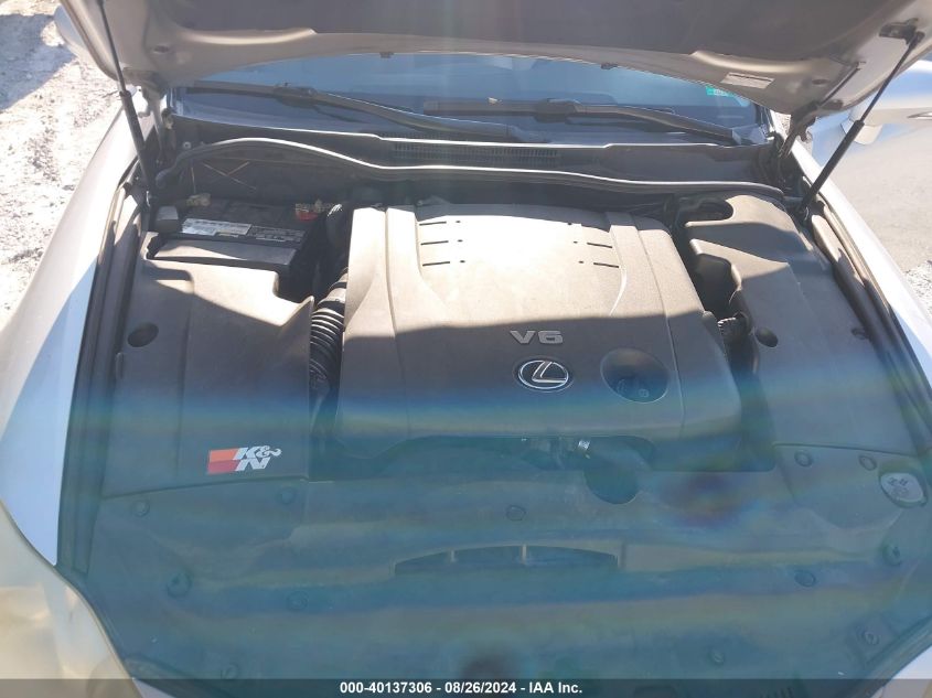 2009 Lexus Is 250 VIN: JTHBK262692085532 Lot: 40137306