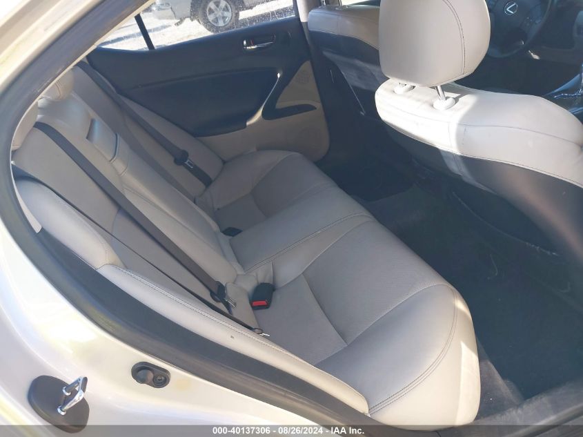 2009 Lexus Is 250 VIN: JTHBK262692085532 Lot: 40137306
