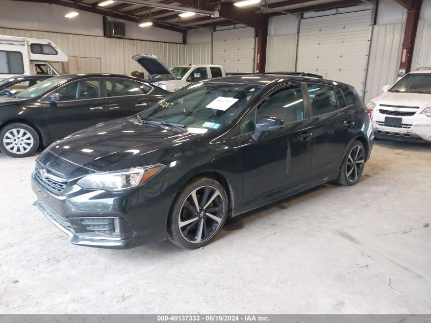 2021 SUBARU IMPREZA SPORT 5-DOOR - 4S3GTAM62M3710354