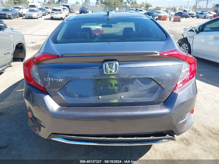 2020 Honda Civic Ex VIN: 19XFC1F39LE218278 Lot: 40137337