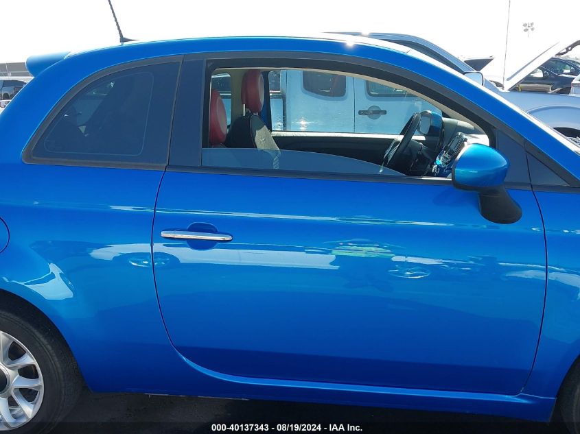 2016 Fiat 500 Easy VIN: 3C3CFFKR8GT136436 Lot: 40137343