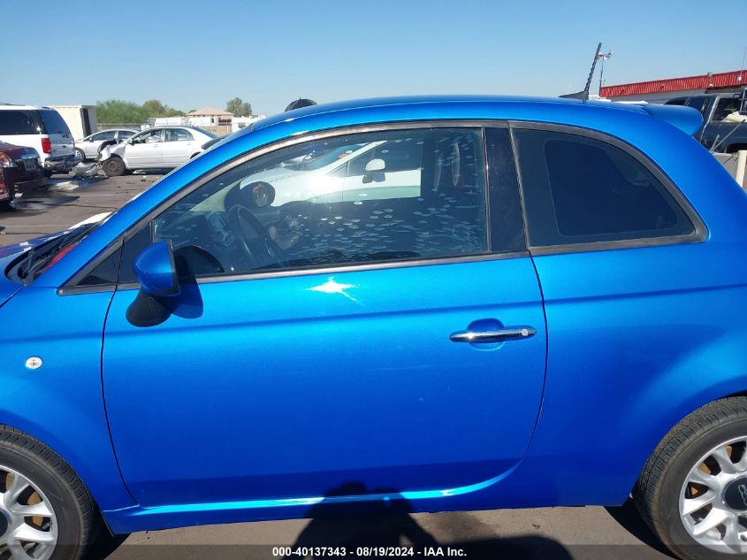 2016 Fiat 500 Easy VIN: 3C3CFFKR8GT136436 Lot: 40137343