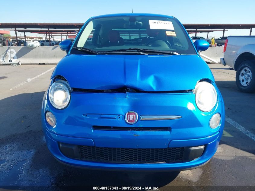 2016 Fiat 500 Easy VIN: 3C3CFFKR8GT136436 Lot: 40137343