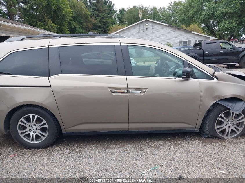 2013 Honda Odyssey Ex-L VIN: 5FNRL5H66DB022645 Lot: 40137357