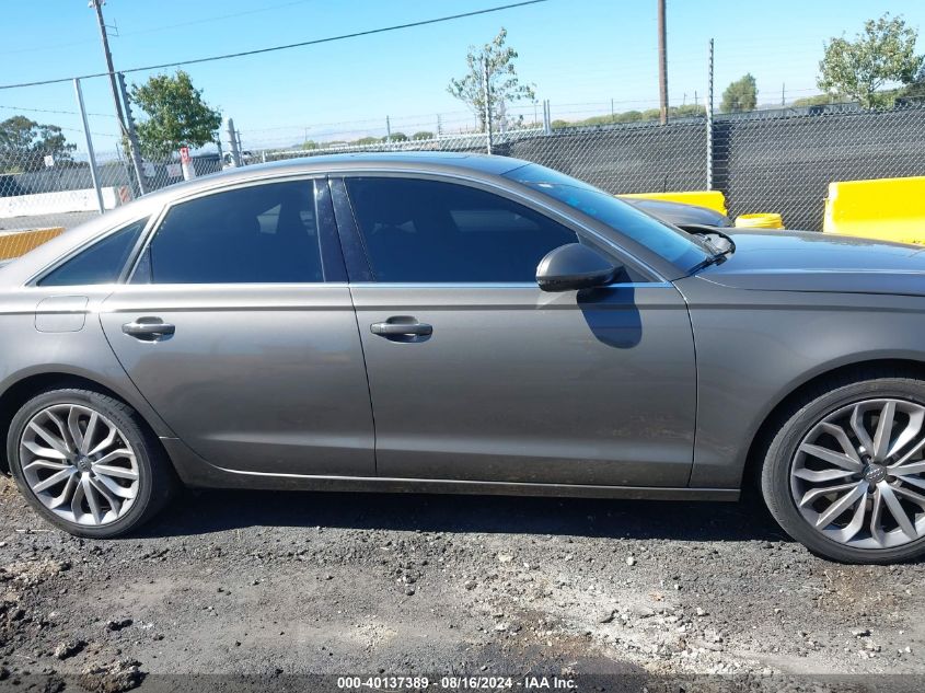 2014 Audi A6 Premium Plus VIN: WAUGFAFC9EN051881 Lot: 40137389