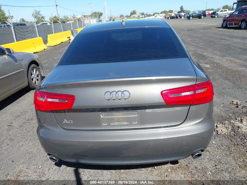 2014 Audi A6 Premium Plus VIN: WAUGFAFC9EN051881 Lot: 40137389