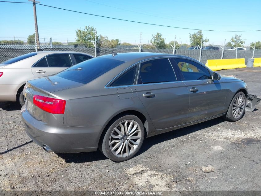 2014 Audi A6 Premium Plus VIN: WAUGFAFC9EN051881 Lot: 40137389