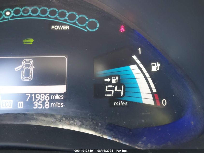 2015 Nissan Leaf S/Sv/Sl VIN: 1N4AZ0CP4FC300995 Lot: 40137401