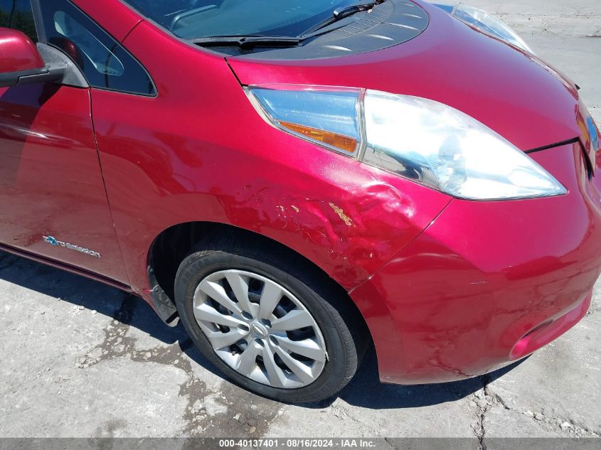 2015 Nissan Leaf S/Sv/Sl VIN: 1N4AZ0CP4FC300995 Lot: 40137401