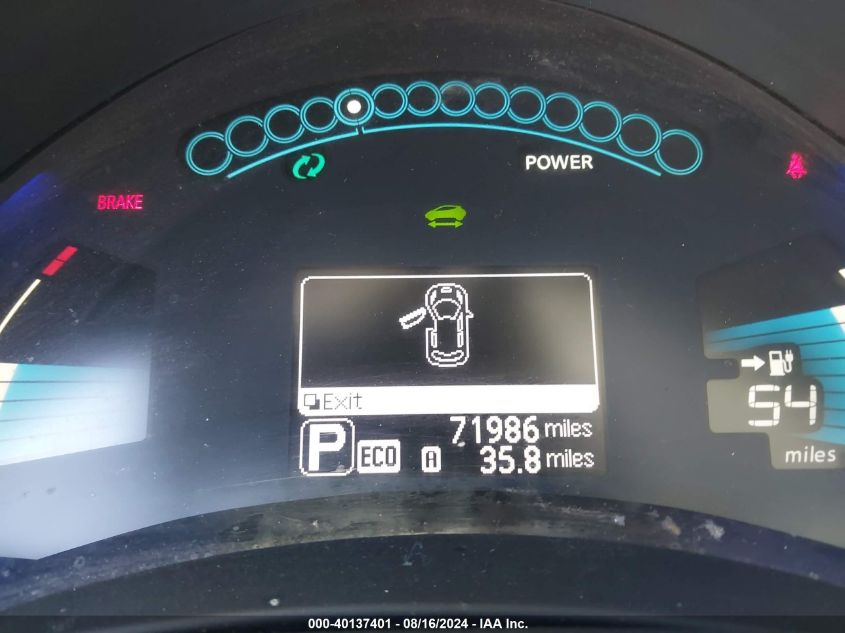 2015 Nissan Leaf S/Sv/Sl VIN: 1N4AZ0CP4FC300995 Lot: 40137401