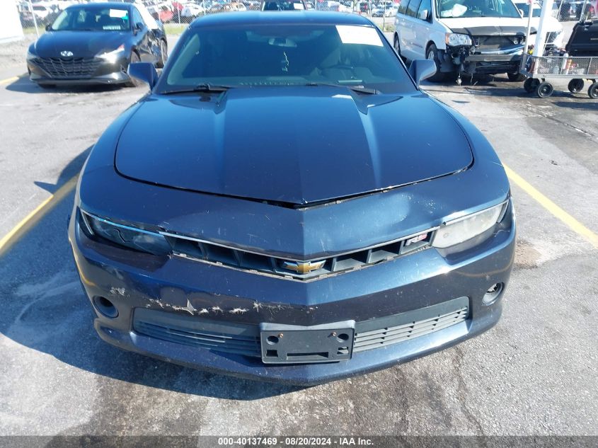 2014 Chevrolet Camaro Lt VIN: 2G1FC1E35E9143798 Lot: 40137469