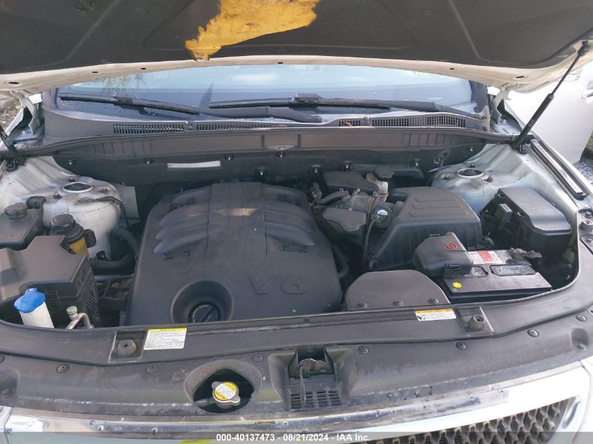 2010 Hyundai Veracruz Limited VIN: KM8NU4CC7AU136722 Lot: 40137473