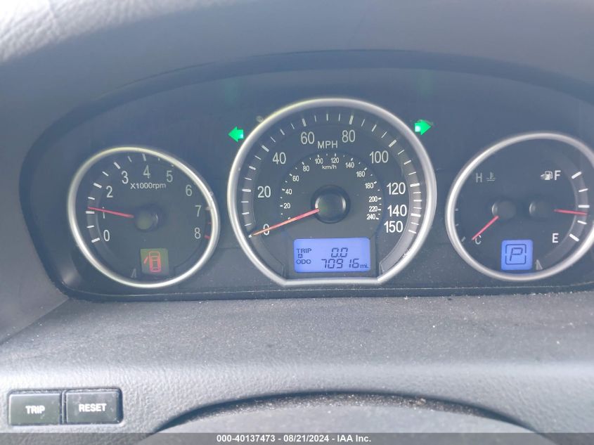 2010 Hyundai Veracruz Limited VIN: KM8NU4CC7AU136722 Lot: 40137473