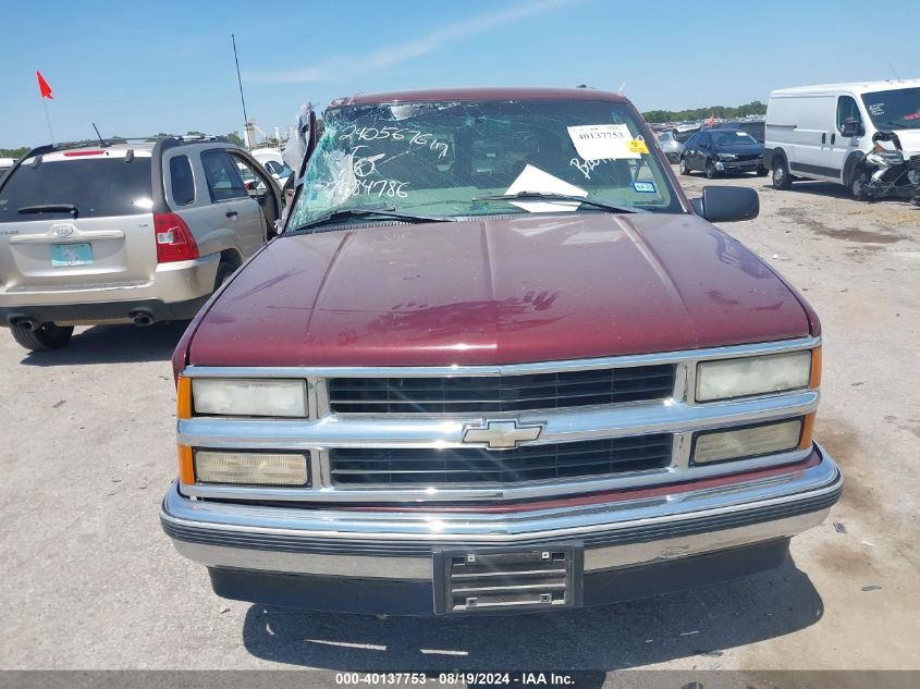 1998 Chevrolet Tahoe Ls VIN: 1GNEC13R0WJ378147 Lot: 40137753