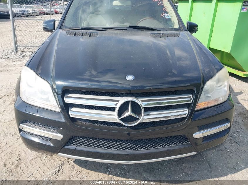 2012 Mercedes-Benz Gl 350 Bluetec 4Matic VIN: 4JGBF2FE1CA792479 Lot: 40137804