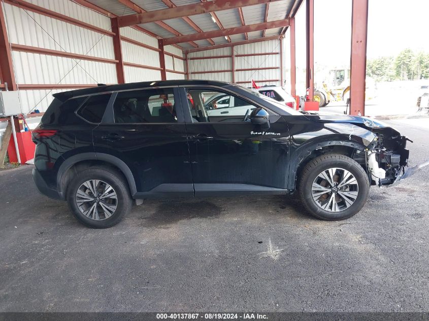 2022 Nissan Rogue Sv Intelligent Awd VIN: 5N1BT3BB5NC698848 Lot: 40137867