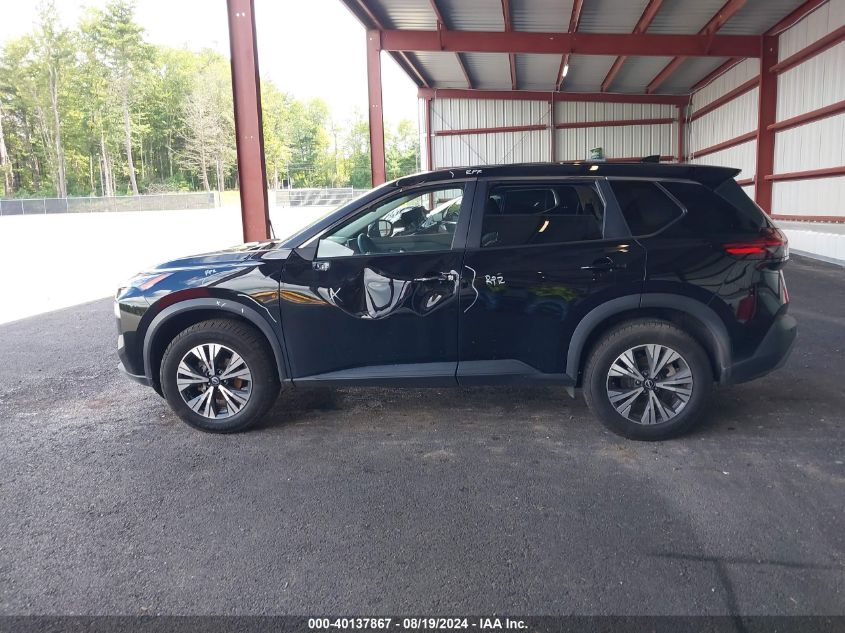 2022 Nissan Rogue Sv Intelligent Awd VIN: 5N1BT3BB5NC698848 Lot: 40137867