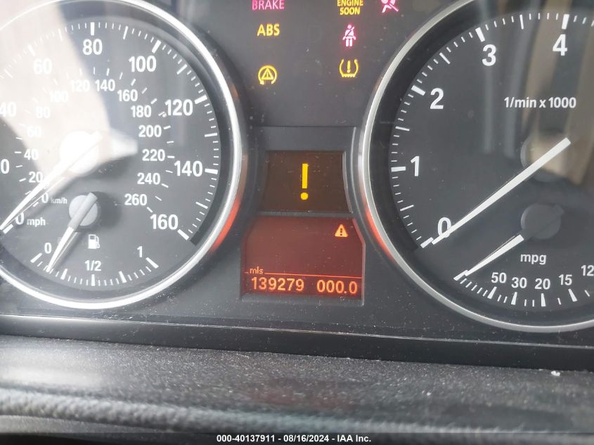 2009 BMW 328I VIN: WBAPH77519NM31252 Lot: 40137911