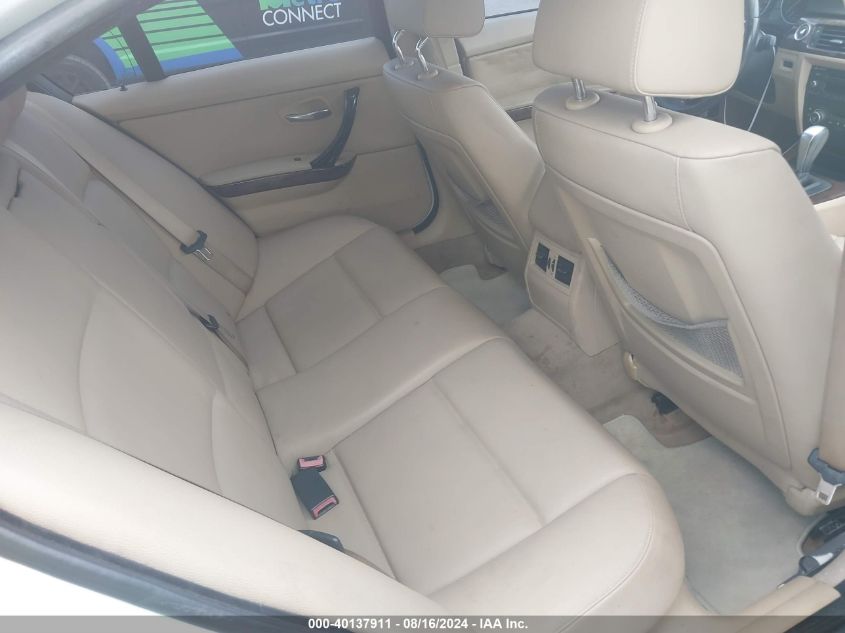 2009 BMW 328I VIN: WBAPH77519NM31252 Lot: 40137911