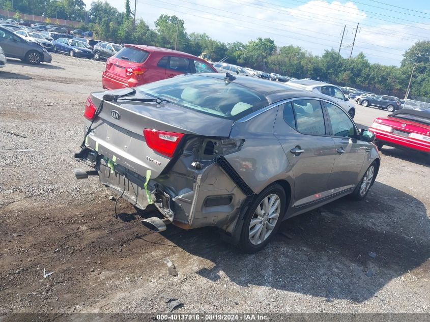 2015 Kia Optima Ex VIN: 5XXGN4A74FG439924 Lot: 40137916