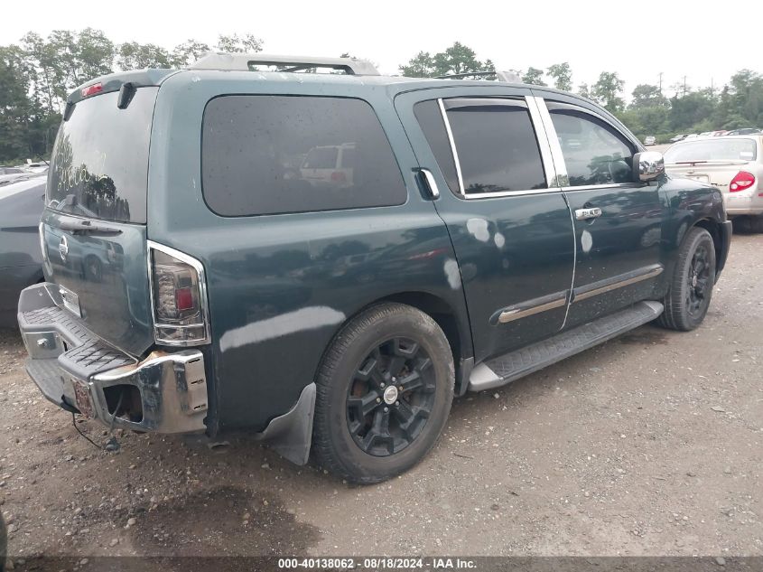 2005 Nissan Armada Le VIN: 5N1AA08B45N730068 Lot: 40138062