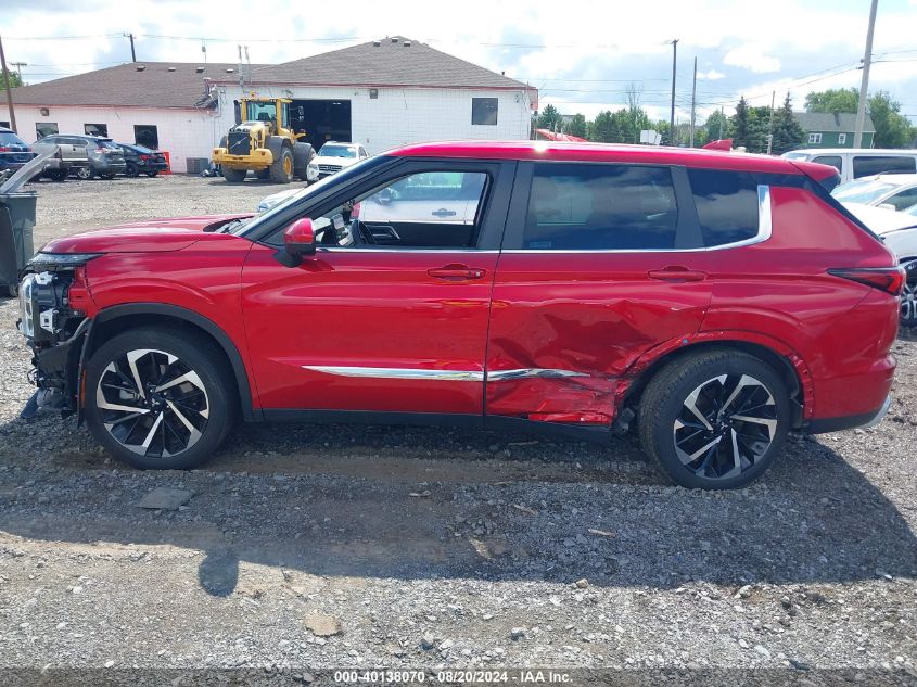 2022 Mitsubishi Outlander Black Edition 2Wd/Se 2.5 2Wd/Se Launch Edition 2Wd VIN: JA4J3UA81NZ087315 Lot: 40138070