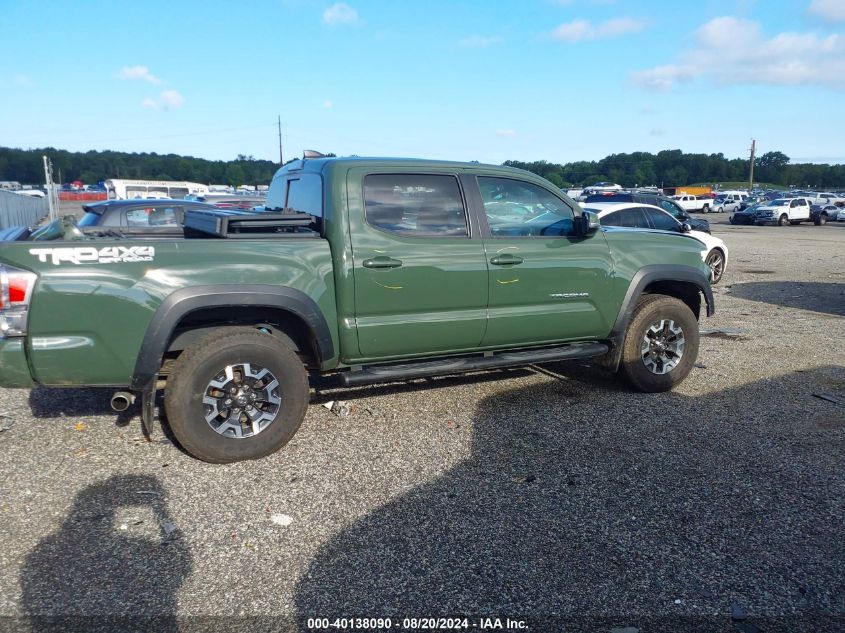 2021 Toyota Tacoma Double Cab/Sr/Sr5/Trd Spo VIN: 3TYCZ5AN8MT050307 Lot: 40138090