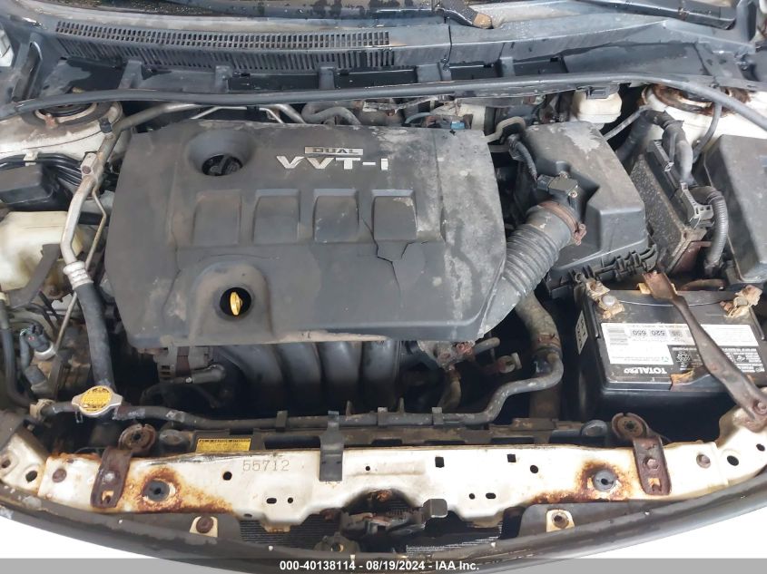 2010 Toyota Corolla S VIN: 2T1BU4EE3AC474072 Lot: 40138114