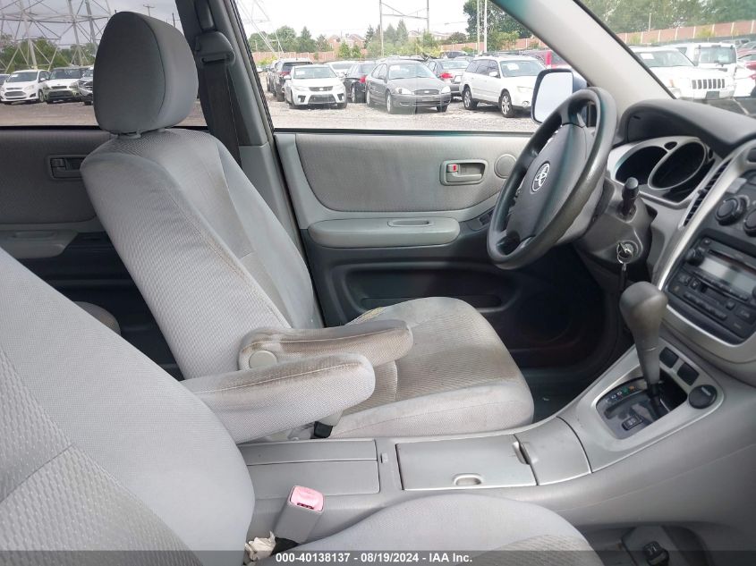 2005 Toyota Highlander VIN: JTEGD21A850117916 Lot: 40138137