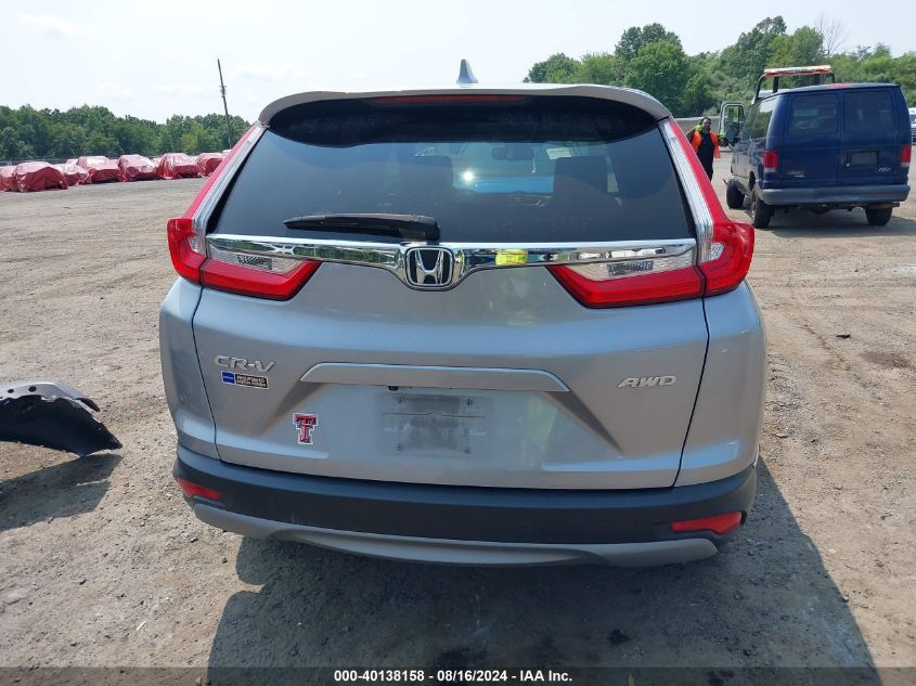 2019 Honda Cr-V Ex-L VIN: 2HKRW2H89KH625210 Lot: 40138158