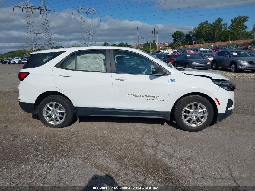 2022 Chevrolet Equinox Ls VIN: 2GNAXHEV2N6120200 Lot: 40138165