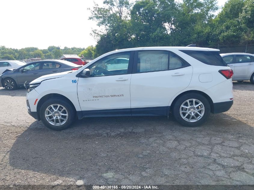 2022 Chevrolet Equinox Ls VIN: 2GNAXHEV2N6120200 Lot: 40138165