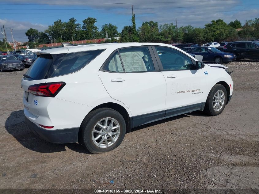 2022 Chevrolet Equinox Ls VIN: 2GNAXHEV2N6120200 Lot: 40138165