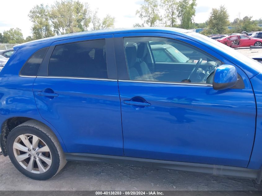 2015 Mitsubishi Outlander Sport Se VIN: 4A4AP4AU2FE012289 Lot: 40138203