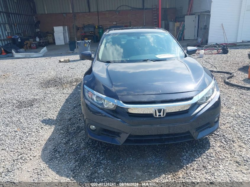 2018 Honda Civic Ex-T VIN: JHMFC1F3XJX023415 Lot: 40138241