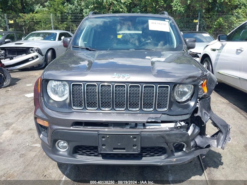 2020 Jeep Renegade Latitude 4X4 VIN: ZACNJBBB1LPK96204 Lot: 40138250