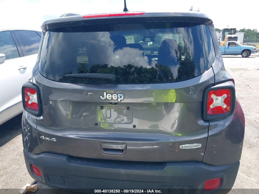 2020 Jeep Renegade Latitude 4X4 VIN: ZACNJBBB1LPK96204 Lot: 40138250