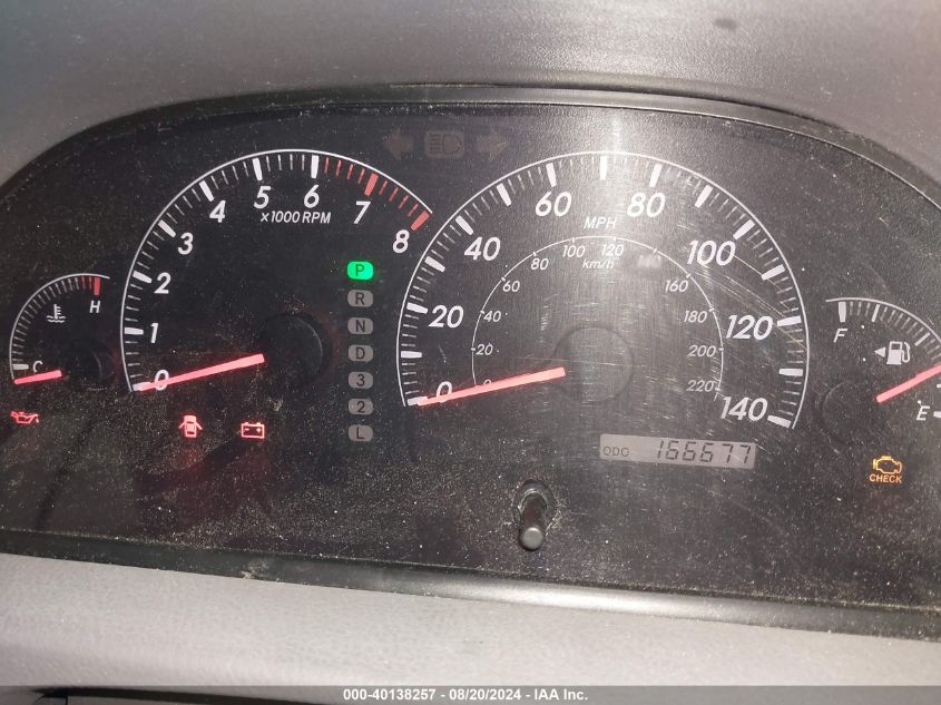 2005 Toyota Camry Le VIN: 4T1BE32K25U613744 Lot: 40138257