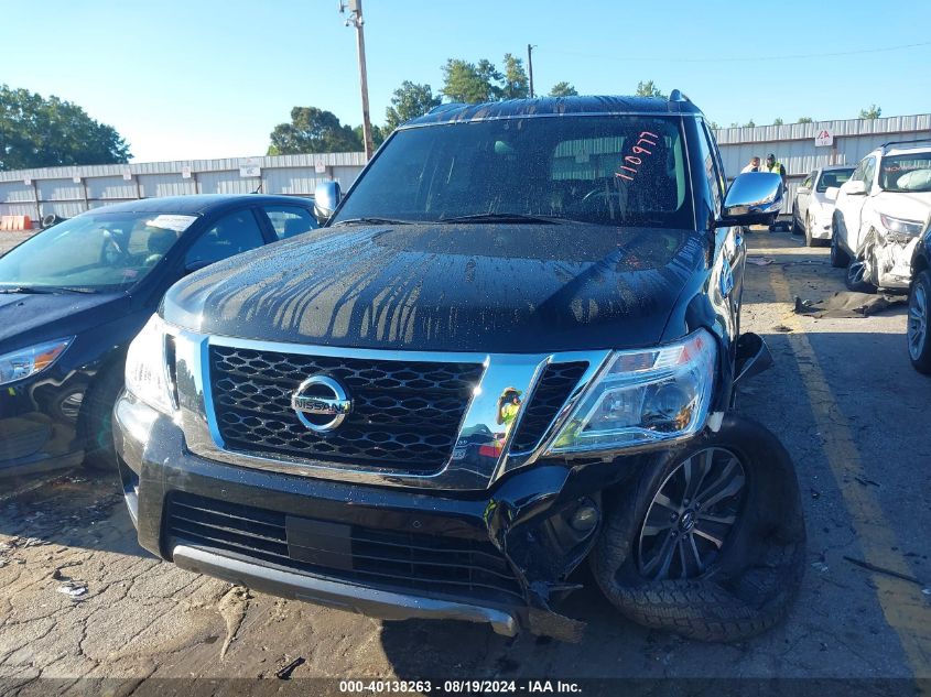 2020 Nissan Armada Sl 2Wd VIN: JN8AY2ND4L9110977 Lot: 40138263