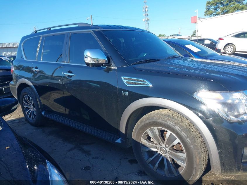 2020 Nissan Armada Sl 2Wd VIN: JN8AY2ND4L9110977 Lot: 40138263