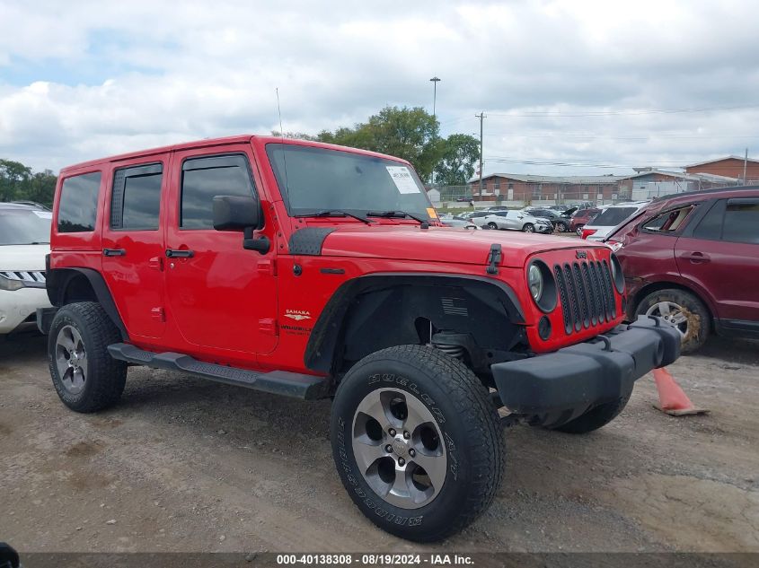 2015 Jeep Wrangler Unlimited Sahara VIN: 1C4BJWEG8FL535356 Lot: 40138308