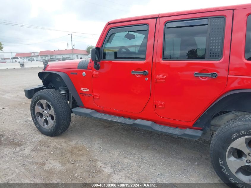 2015 Jeep Wrangler Unlimited Sahara VIN: 1C4BJWEG8FL535356 Lot: 40138308