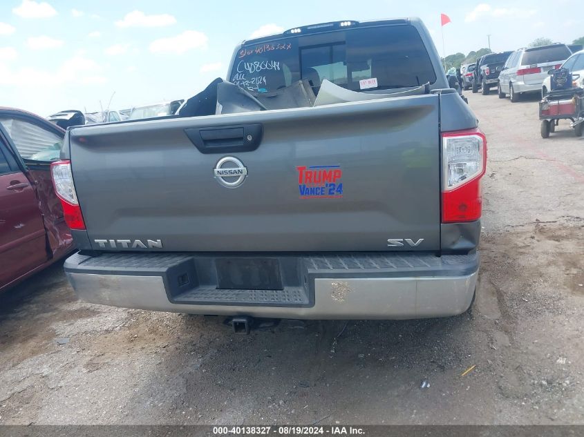 2017 Nissan Titan Sv VIN: 1N6AA1EK6HN524301 Lot: 40138327