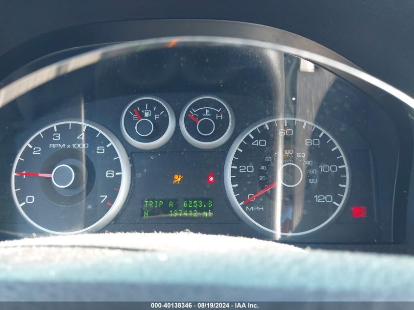 2007 Ford Fusion Sel VIN: 3FAHP02157R195274 Lot: 40138346