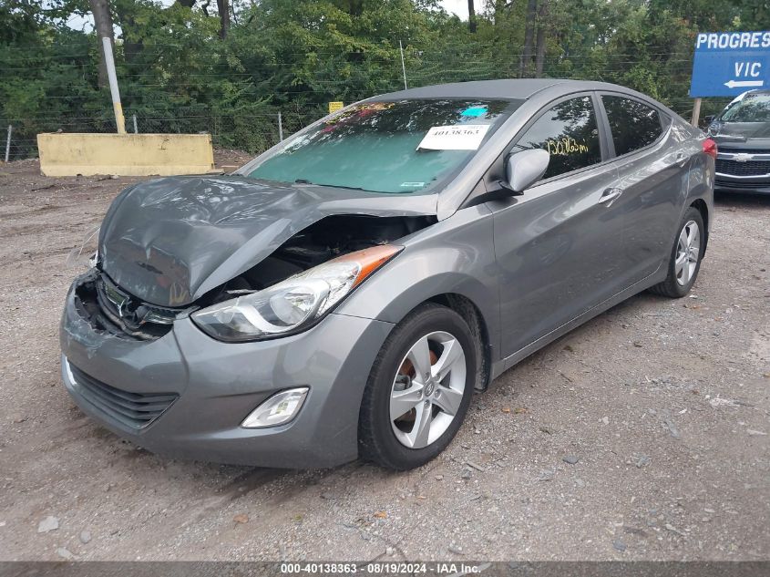 2013 Hyundai Elantra Gls VIN: 5NPDH4AE0DH424556 Lot: 40138363