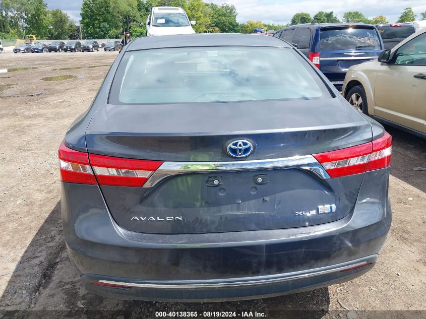 2013 Toyota Avalon Hybrid Xle Premium VIN: 4T1BD1EB2DU003909 Lot: 40138365