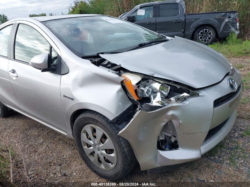 2013 Toyota Prius C VIN: JTDKDTB31D1055126 Lot: 40138399