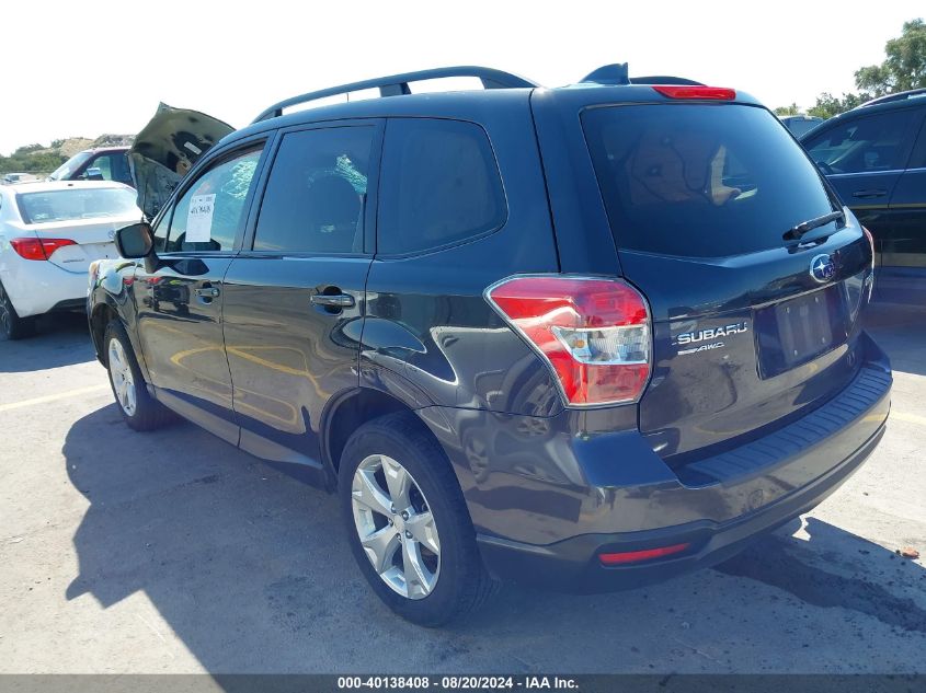 2016 Subaru Forester 2.5I Premium VIN: JF2SJADC1GH521838 Lot: 40138408