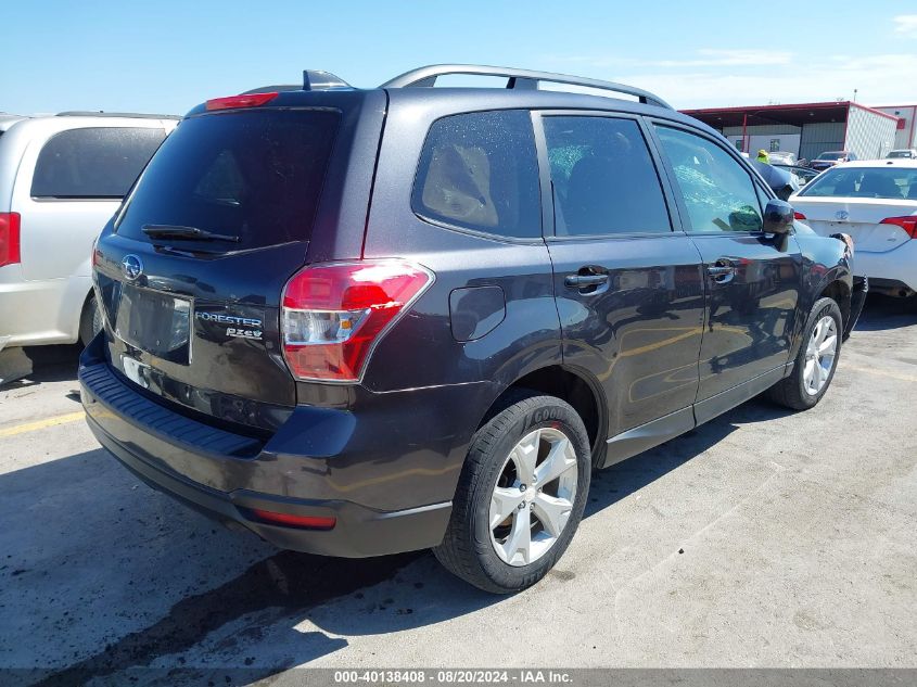 2016 Subaru Forester 2.5I Premium VIN: JF2SJADC1GH521838 Lot: 40138408