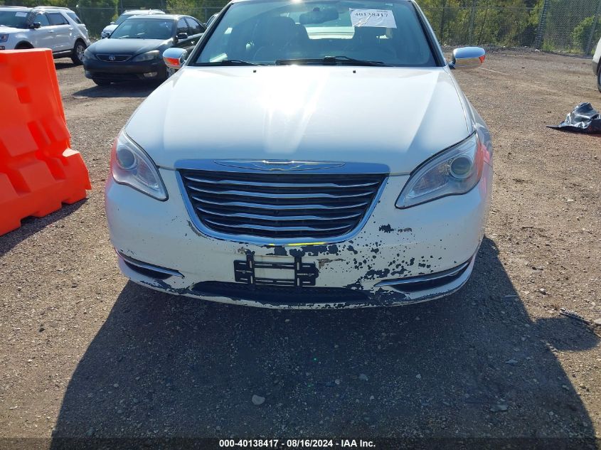 2012 Chrysler 200 Limited VIN: 1C3CCBCG5CN304395 Lot: 40138417